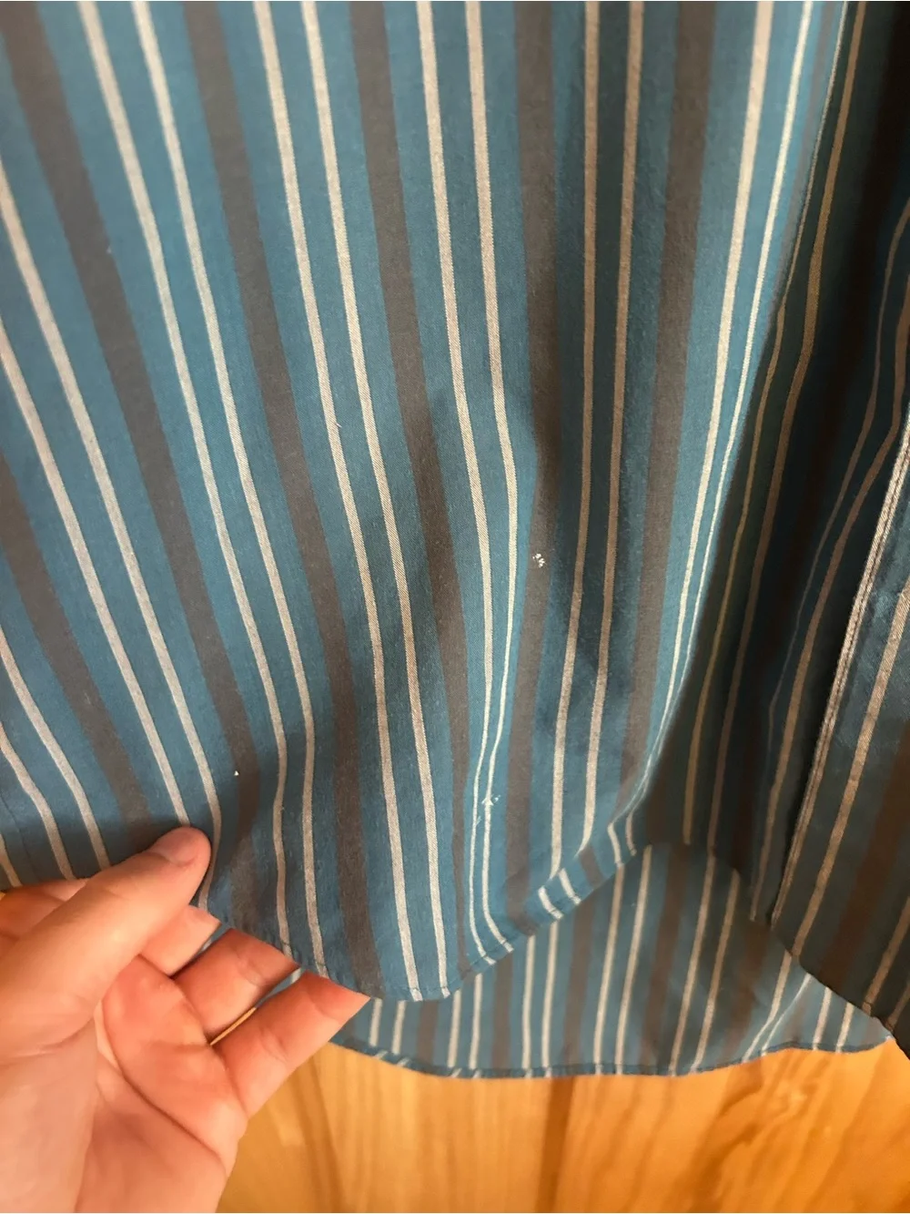 Levi’s silver label Men's Blue Striped Button-Down Shirt - Casual Long Sleeve